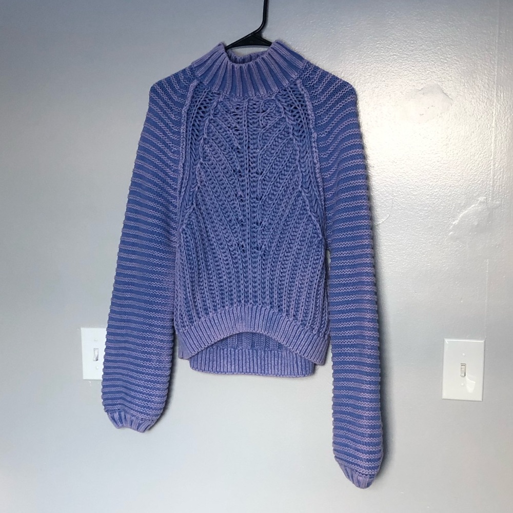 NWT Free People Sweetheart Chunky Knit Sweater - Picture 2 of 3
